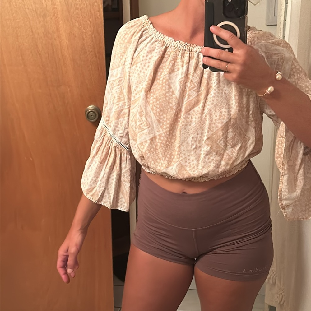 Surf gypsy boho crop top